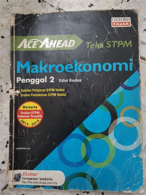 Stpm Makroekonomi Sem Hobbies Toys Books Magazines Textbooks