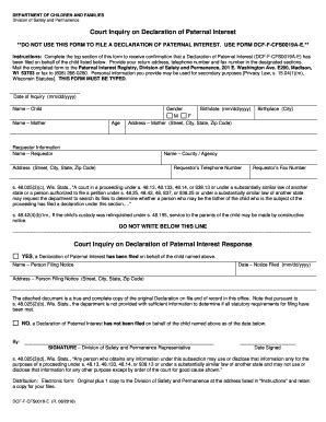 Fillable Online Dcf Wisconsin Incident Report Wisconsin Department Of