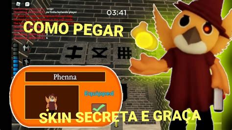 COMO PEGAR A SKIN DA PHENNA DE GRAÇA E SECRETA NO PIGGY piggy book 2