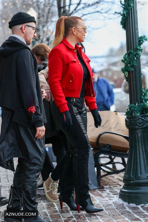 Mariah Carey Sexy Spotted Showing Off Her Hot Curves While Shopping In Aspen Aznude