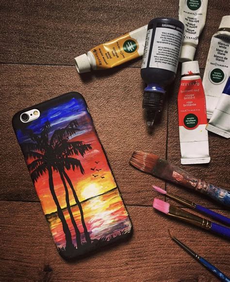 Hand Painted Phone Case Diy Phone Case Phone Case Diy Paint Phone Cases