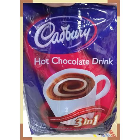 Jual Cadbury Hot Chocolate Drink 450 Gram 15 Sachet Shopee Indonesia