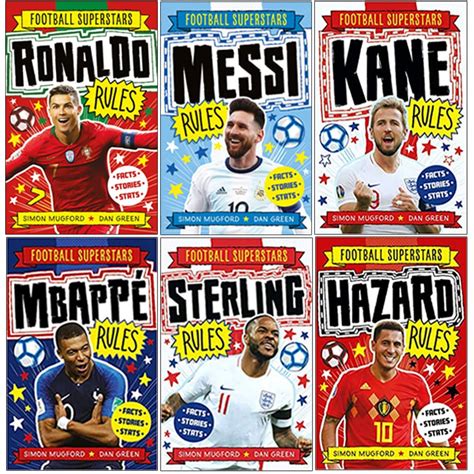 Buy Football Superstars Series Books Collection Set By Simon Mugford