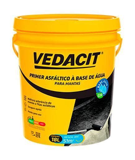 Primer Para Manta Asfáltica Base Agua Vedacit 900ml 121908 OTTO Otto