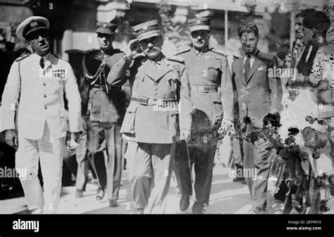 Greece Royalist Revolt . General Condylis with Admiral Oeconomou . 1935 ...