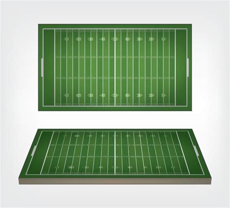 Vector green grass pattern of American football field. Vector. 3691818 ...