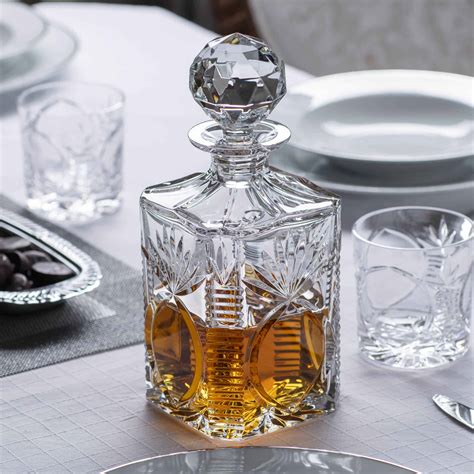 Glencairn Crystal Studio Bothwell Whisky Decanter Crystal Decanter