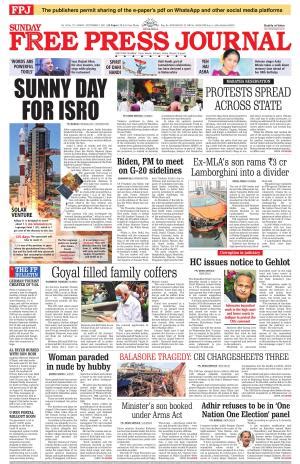 Free Press Journal Free Press Mumbai Epaper Edition Sun 3 Sep 23