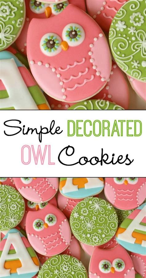 How To Make Decorated Owl Cookies Artofit