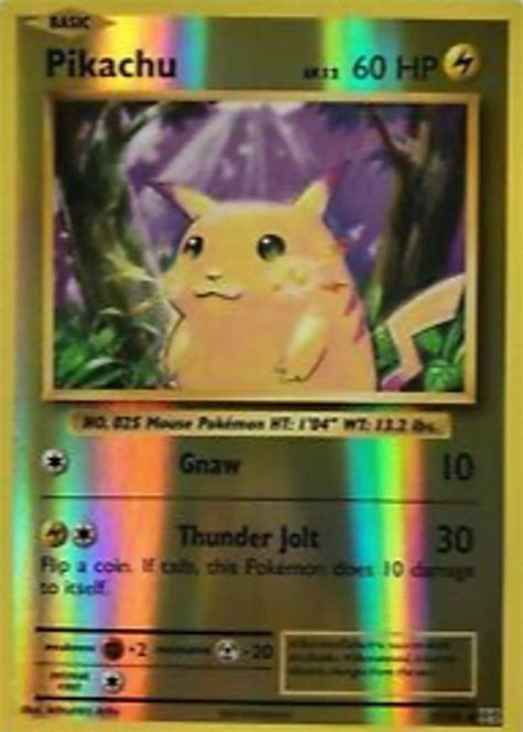 Pikachu Xy Evolutions Reverse Holo Price Guide Sports