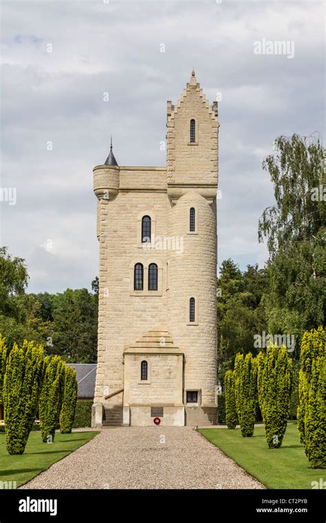 Ulster Memorial Tower dedicated to the 36th (Ulster) Division, Thiepval ...