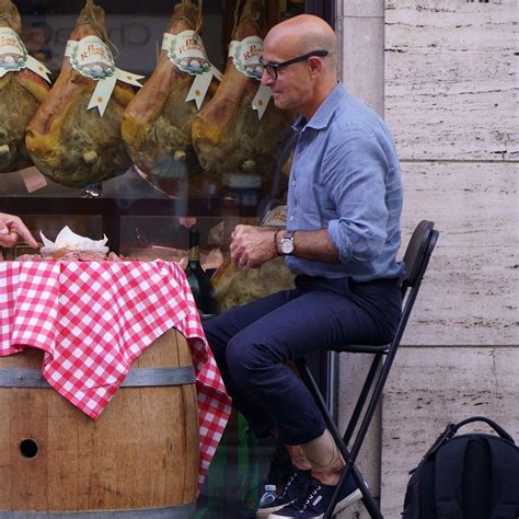 In Praise Of Stanley Tucci S TV Travel Uniform Mens Italian Street