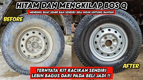 Dengan Sabun Ini Semir Racikan Sendiri Bisa Buat Ban Mobil Jadi