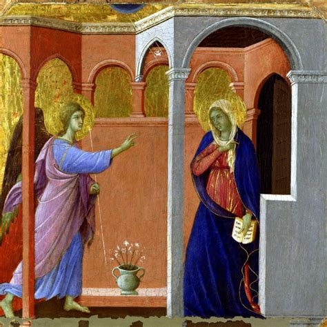 L Annunciazione Nel Medioevo Storia Simboli E Segreti Duccio Di