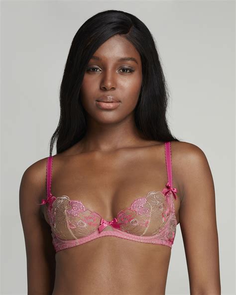 Zuri Plunge Underwired Bra In Gold By Agent Provocateur All Lingerie