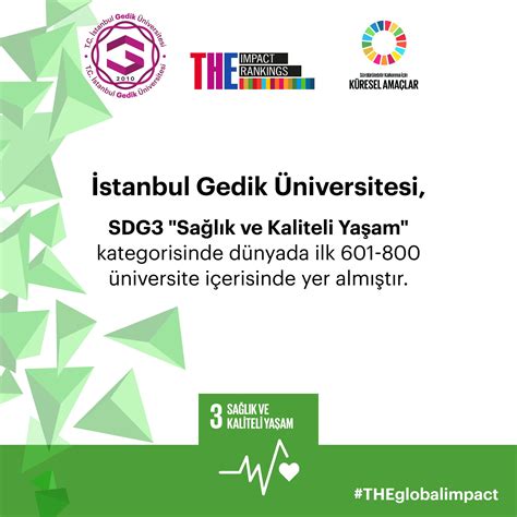 Stanbul Ged K N Vers Tes Times Higher Education Etk Siralamasi