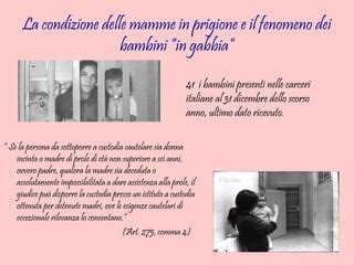 Le Donne Nelle Carceri Ppt