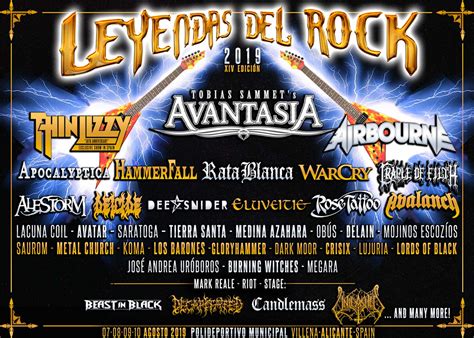 Leyendas Del Rock Anuncia La Distribuci N De Bandas Por D As