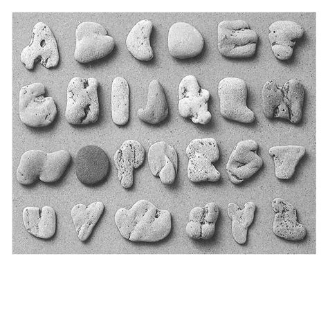 Represents Instagram Profile Post Stone Alphabet By Clotilde Olyff