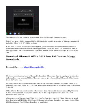 Fillable Online List Of All Service Pack Sp Updates For Microsoft