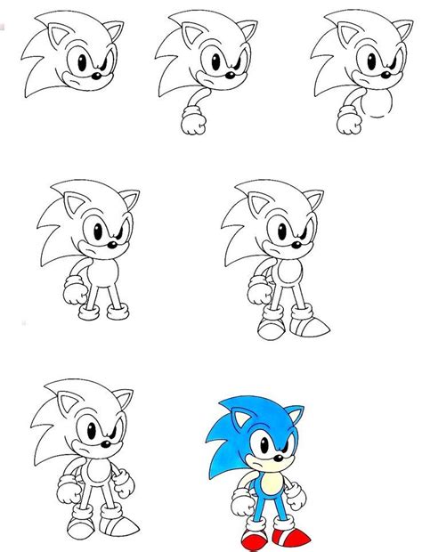 How To Draw Sonic