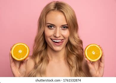 Attractive Comic Positive Nude Girl Beaming Stock Photo Shutterstock