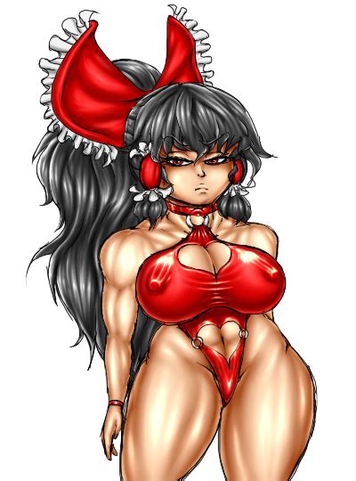 Reimu On Swimsuit By Angelauxes Hentai Foundry