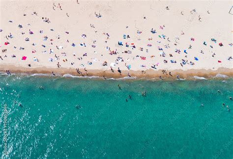 Beach Aerial Stock Photo | Adobe Stock