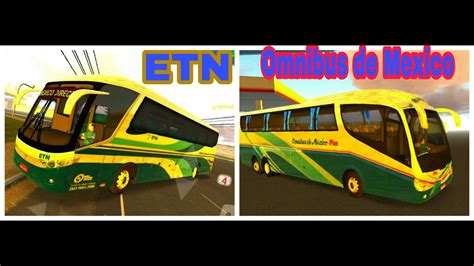 Heavy Bus Simulator Pack De Skins Etn Y Omnibus De Mexico Youtube