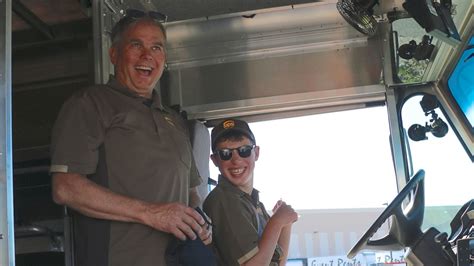 UPS driver retires by putting his biggest fan behind the wheel - Good ...