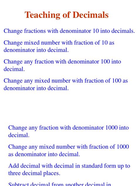 PDF Decimals 1 Ppt DOKUMEN TIPS