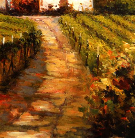 original vineyard painting frenchtuscannapa wine country scenery etsy