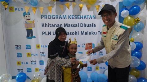 Peduli Kesehatan Generasi Muda Ybm Pln Up Masohi Gelar Khitan Massal