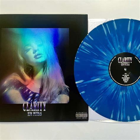 Kim Petras Clarity Blue And White Splatter Vinyl Depop