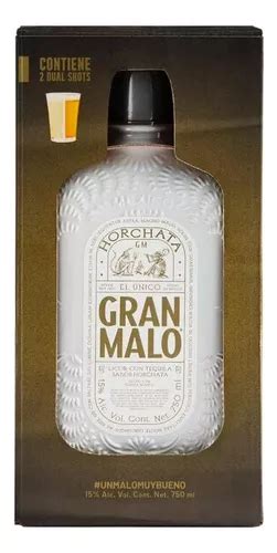 Paquete De 3 Licor Con Tequila Gran Malo Horchata 750 Ml MercadoLibre