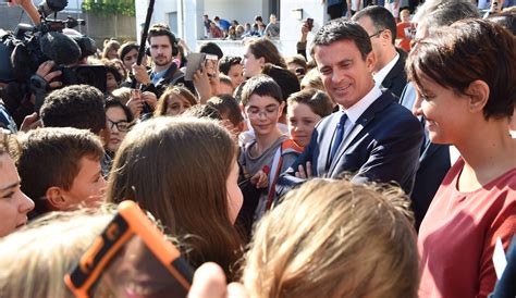 Avec Le Premier Ministre Au Coll Ge Jean Gay De Verfeil Pionnier Des Enseignements Pratiques