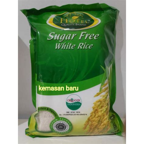 Jual Beras Hotel Sugar Free White Rice 2 Kg Shopee Indonesia