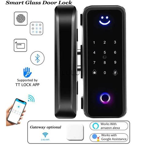 Kapı Kilitleri Cam Kapı Kilidi Bluetooth WiFi Gateway TTlock Parmak Izi