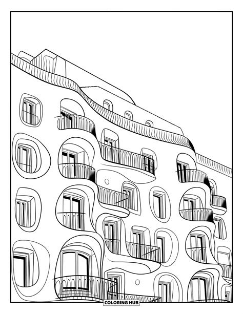 70+ Barcelona Coloring Pages for Kids & Adults (Free Printable PDFs)