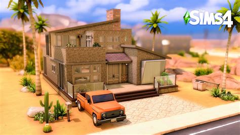 오아시스 스프링스 모던 하우스 Oasis Modern House 심즈4 Sims 4 Stop Motion Build No