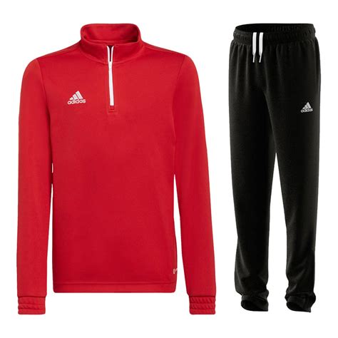 Adidas Entrada 22 Trainingsanzug Herren Rot Schwarz Trainingsanzüge