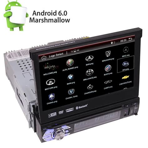 7 Single Din Android 6 0 Quad Core Radio de coche GPS de navegación