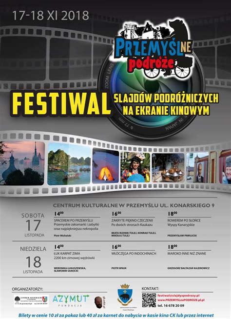 PRZEMYŚLne PODRÓŻE Festiwal Slajdów Podróżniczych na Ekranie Kinowym