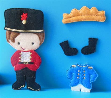 Nutcracker Suite Prince Paper Doll with 2 Outfits