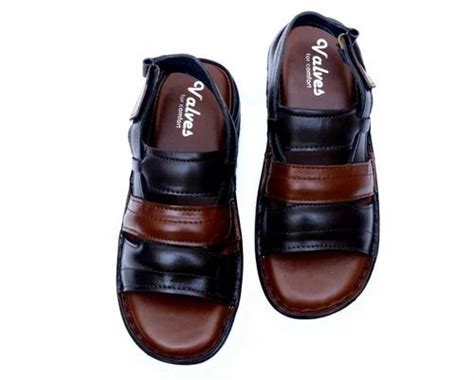 Daily Wear Men Black Brown Leather Sandal At Rs 375pair In Agra Id