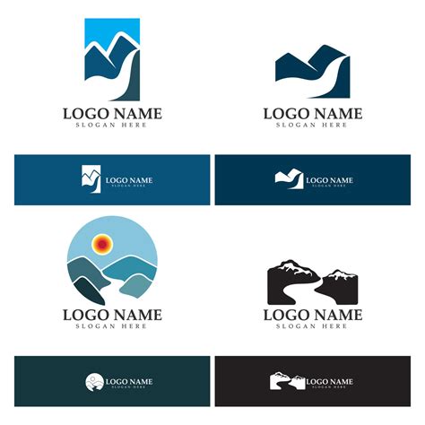 River logo Logo vector icon illustration design template 11321997 ...