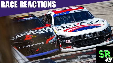 Unreal Finish Nascar Xfinity Spring Texas Race Reactions Youtube