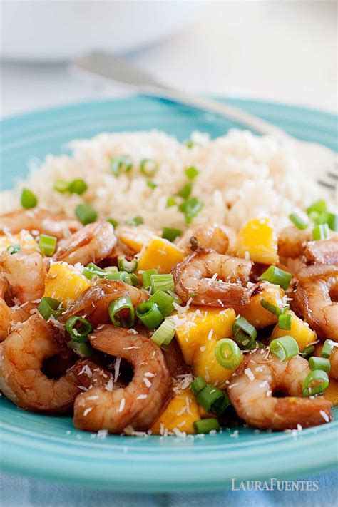 Sweet And Spicy Mango Shrimp Stir Fry Laura Fuentes