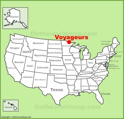 Voyageurs National Park Map | USA | Detailed Maps of Voyageurs National ...