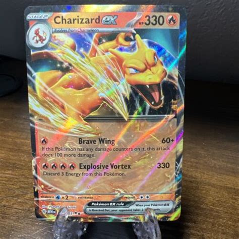 Pokémon TCG Charizard ex Scarlet Violet 151 006 165 Holo Double